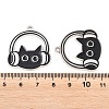 Alloy Enamel Pendants ENAM-L056-02P-01-3