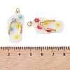 3Pcs MIYUKI Glass Seed Beaded Pendants PALLOY-MZ01313-3