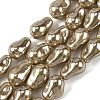 Electroplated Glass Beads Strands GL-CBA89C7-01A-1