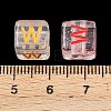 Acrylic European Beads MACR-I042-01W-3