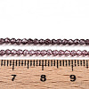 Transparent Gradient Color Glass Beads Strands GLAA-H021-01A-22-5