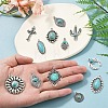 20Pcs 10 Styles Tibetan Style Alloy Pendants FIND-YW0005-61-5