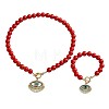 Alloy Rhinestone & Imitation Pearl Bracelets & Necklaces Sets FS-WG20ADC-01-3