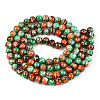 Drawbench Glass Round Beads GLAD-WH0001-01-02-2