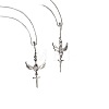 Alloy Dangle Earrings for Women WG824B9-01-5