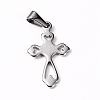 304 Stainless Steel Pendants STAS-L210-14P-1