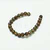 Tibetan Style 3-Eye dZi Beads X-G-K166-04-8mm-L2-3