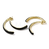 Alloy Enamel Stud Earrings EJEW-A047-02B-2