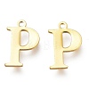 PVD Vacuum Plating  304 Stainless Steel Charms STAS-H112-P-G-1