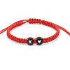 Resin Beads Braided Bead Bracelets FS-WG108B7-11-1