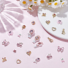 24Pcs Resin & Zinc Alloy Rhinestone Cabochons MRMJ-SP0001-42-4
