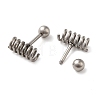 Non-Tarnish 304 Stainless Steel Stud Earrings EJEW-Q795-01P-2