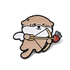 Bank Beaver Cupid Enamel Pins JEWB-K019-02A-EB-1
