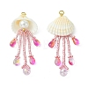 Natural Shell Big Pendants PALLOY-MZ01363-02-1