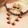 Alloy Stud Earrings FS-WG6639D-02-1
