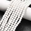 Natural Mashan Jade Round Beads Strands G-D263-4mm-XS01-1