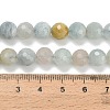 Natural Aquamarine Beads Strands G-L642-F05-8mm-5