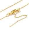 Brass Chain Necklaces NJEW-P309-06G-1
