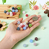  36Pcs 12 Colors Handmade Glass Woven Beads WOVE-TA0001-08-6