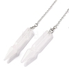 Natural Quartz Crystal Pointed Dowsing Pendulums G-Q184-04E-P-1