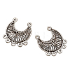 Tibetan Style Alloy Chandelier Components Links PALLOY-TA0001-21AS-2
