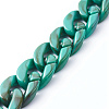 Handmade Acrylic Curb Chains AJEW-JB00679-01-3