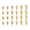 30Pcs 6 Styles 304 Stainless Steel Lobster Claw Clasps STAS-TA0001-83G-20