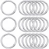 Zinc Alloy Spring Gate Rings FIND-SP0001-08D-1