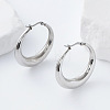 304 Stainless Steel Hoop Earrings HU3505-4
