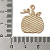 Thanksgiving Day Golden Tone Alloy Enamel Pendants ENAM-M002-02I-G-3