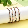 Natural Tourmaline Beads Bracelets for Women BJEW-H623-02S-04-3