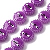 Fuuny Baking Paint Glass Enamel Beads LAMP-Q045-01F-3
