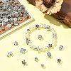 100Pcs 10 Styles Tibetan Styles Alloy Beads FIND-CJ0006-03-6