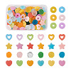 Yilisi 120Pcs 7 Style Resin Decoden Cabochons Accessories RESI-YS0001-07-9