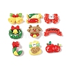 Christmas Opaque Resin Decoden Cabochons RESI-S391-07-1