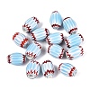 Handmade Millefiori Glass Barrel Beads LS-LA-N002-02D-1