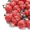 Dyed Synthetic Rhodochrosite Pendants G-B127-03P-05-1