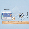 Brass Micro Pave Cubic Zirconia Beads ZIRC-SC0001-05-7