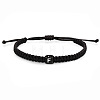 Cube with Letter Pattern Resin Beads Braided Bead Bracelets FS-WGC1D79-23-1
