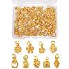 54 Pcs 9 Styles Electroplated Alloy Charms FIND-SZ0001-18G-7