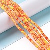 Handmade Polymer Clay Beads Strands CLAY-R089-3mm-009-2