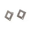 Anti-Tarnish 304 Stainless Steel Stud Earring Findings STAS-F311-17P-2