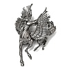 Horse Alloy Brooches for Backpack Clothes JEWB-L026-06B-1