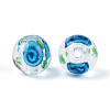 Handmade Foil Lampwork Beads Strands FOIL-T008-05E-3