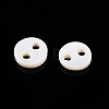 Natural Freshwater Shell Buttons SHEL-N036-04-2
