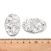 Rack Plating Textured Alloy Pendants PALLOY-T095-15P-3