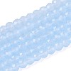 Imitation Jade Glass Beads Strands GLAA-T028-3mm-11F-1