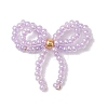 Butterfly Brass with Glass Cabochons PALLOY-JF02869-3