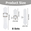 8 Sets PU Leather Sew on Toggle Buckles AJEW-HS0001-54B-2