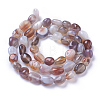 Natural Botswana Agate Beads Strands X-G-P433-20-2